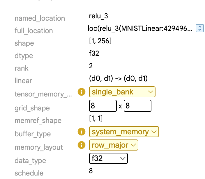 Example of fields with overrides enabled